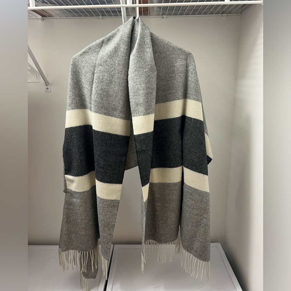 Madewell Women’s Striped Cape Scarf